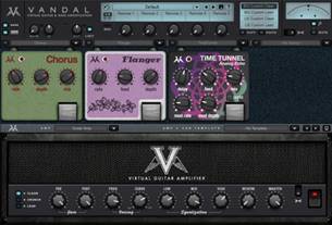 Virtual guitar amplifier