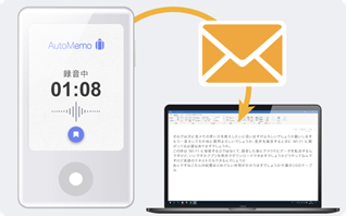 メールで共有イメージ